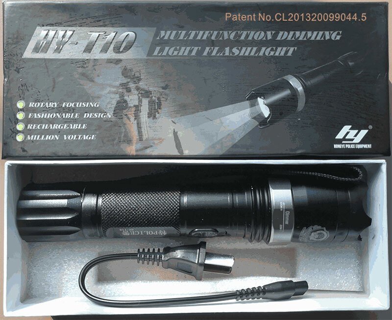 黑鷹HY-T10型鈦合金高壓電棍